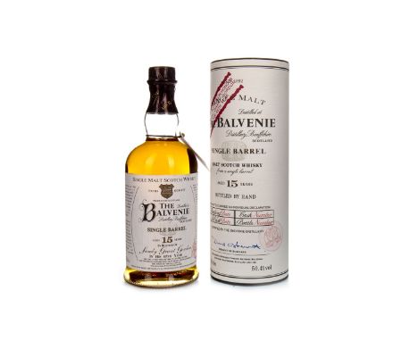 BALVENIE SINGLE BARREL 15 YEARS OLD SANDY GRANT GORDON BOTTLING Single Malt Scotch Whisky Matured in cask no. 12558, bottled 