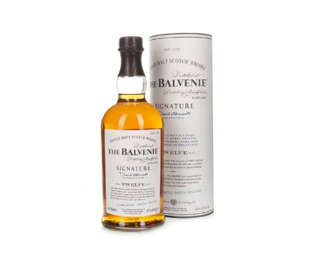 BALVENIE SIGNATURE AGED 12 YEARS BATCH 2 Single Malt Scotch Whisky 70cl, 40% volume, in tube.