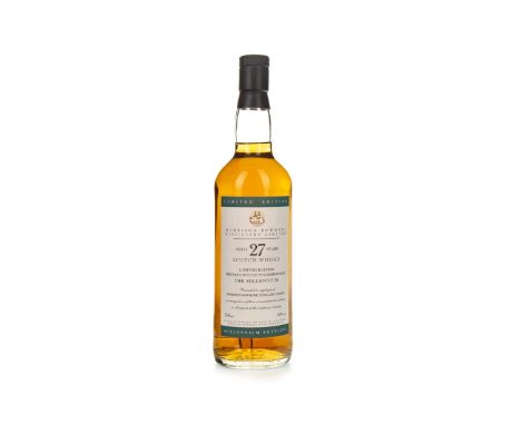 MORRISON BOWMORE MILLENNIUM AGED 27 YEARS Blended Scotch Whisky Presented to employees of Morrison Bowmore Distillers Ltd. 70