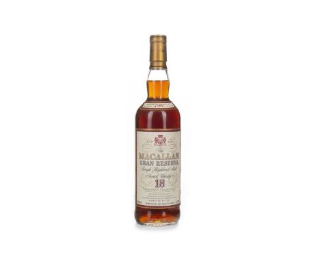 MACALLAN 1979 GRAN RESERVA 18 YEARS OLD Single Malt Scotch Whisky Matured in sherry wood, bottled 1997. 700ml, 40% volume.