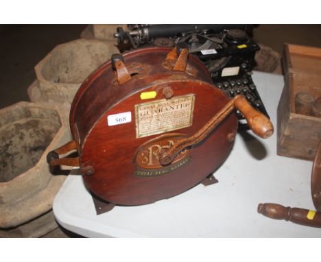 A Victorian Spong Great Seal rotary knife polisher