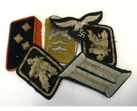 NAZI AND OTHER CLOTH BADGES. Notice: No historical Nazi items are guaranteed to be genuine, we ask buyers to come to their ow