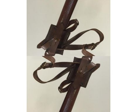 A SECOND WORLD WAR ROYAL ARTILLERY OFFICERS SWORD, with leather scabbard.