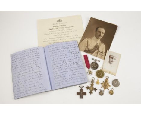 A GREAT WAR TRIO O.B.E. GROUP OF MEDALS, War and Victory impressed (LT. COL. J. CURLING.), 1914 Star impressed (CAPT. J. CURL