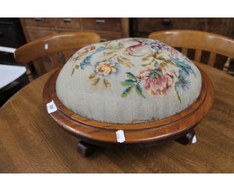 A  Victorian tapestry footstool 