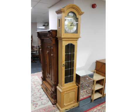 A light oak Tempus Fugit clock