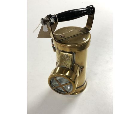 A vintage brass 'The Ceag' inspection lamp