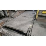 approx. 80 in. x 15 ft. chain type conveyor w/ drive [Loc. Melting/Pouring]