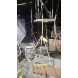 overhead 456 chain conveyor system w/ trays and drive [Loc. Melting/Pouring]