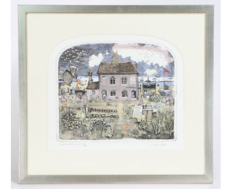 Graham Clarke (British, B. 1941)&nbsp;Coast with the Most' signed, titled and numbered 34/300 to margin, hand coloured copper