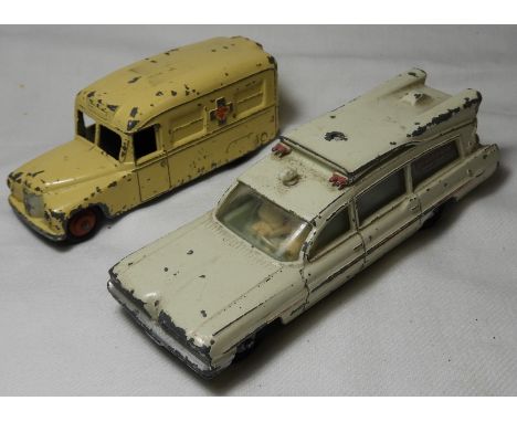DINKY 30H DAIMLER & 263 SUPER CRITERION AMBULANCES (2) 
