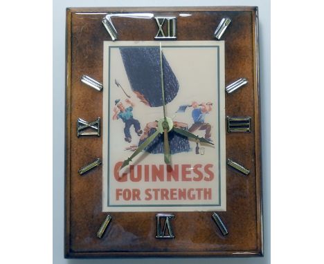 GUINNESS WALL CLOCK 