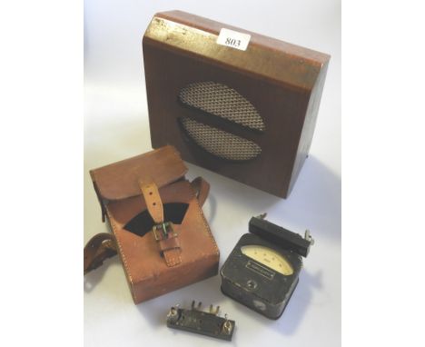 CELESTIAN SPEAKER & LEATHER CASED GEC GPO METER G54/11 