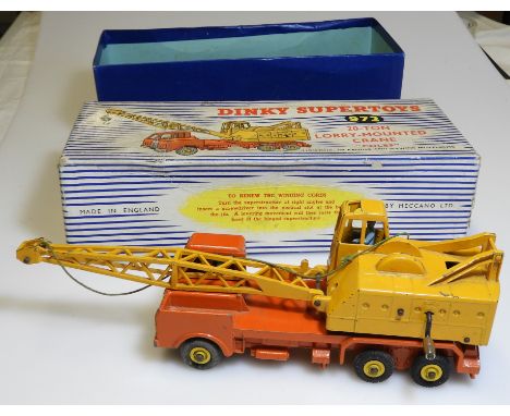 DINKY SUPERTOYS 972 20TN LORRY MOUNTED CRANE 'COLES' - BOX 