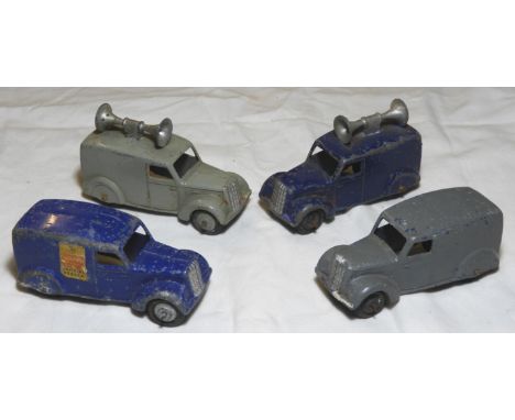 DINKY - 2 SPEAKER & 2 OTHER VANS 