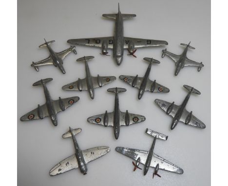 DINKY TOYS 10 AIR PLANES 