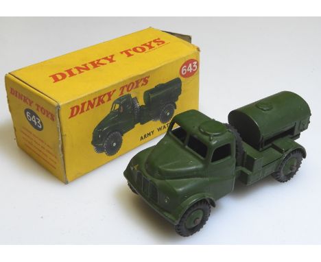 DINKY TOYS 643 ARMY WATER TANKER - BOX 