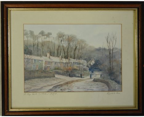 ELIZABETH PARR SIGNED PRINT A STEP BACK IN TIME HELFORD 11' X 82 