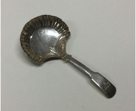 A George II silver caddy spoon. Birmingham 1816. By William Pugh. Approx. 6 grams. Est. £50 - £80.