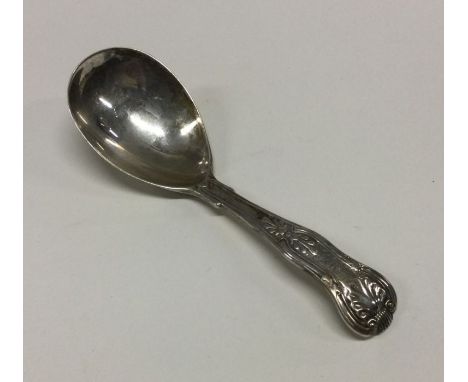 A good Victorian silver Kings' pattern caddy spoon. London 1850. By George Adams. Approx. 29 grams. Est. £40 - £60.