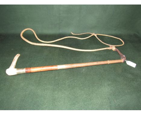 Gents/ladies hunting crop thong, antler top