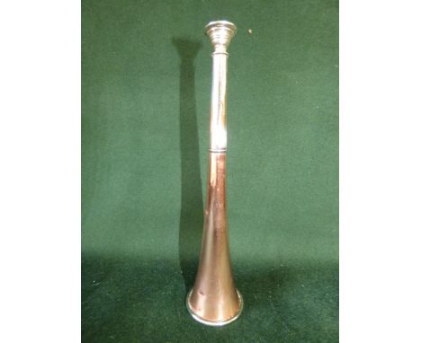 Copper and nickle silver hunting horn by Army and Navy Stores