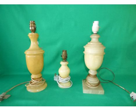 Blue &  white seated dog, qty of stone &  other eggs & misc. glass &  china & 3 lamp bases