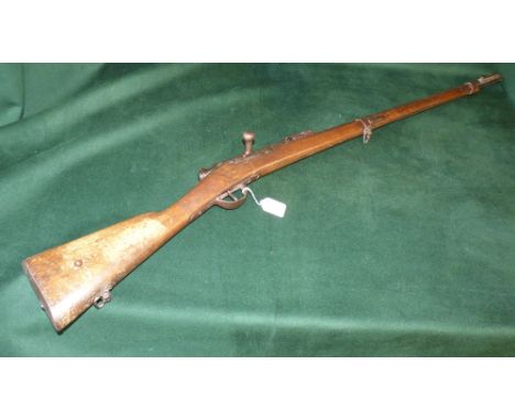 French military chassepot single barrel rifle manufactured by Darmes Mle 1874 (off ticket)