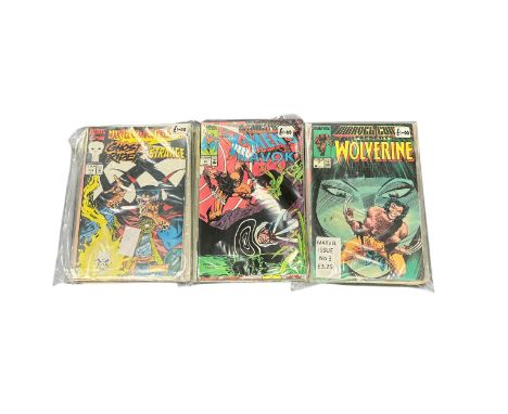 Marvel Comics Presents Wolverine 59 different comics all high grade 3-5, 11, 13-22, 24, 29, 31, 39, 41, 42, 48-50, 52, 54, 73