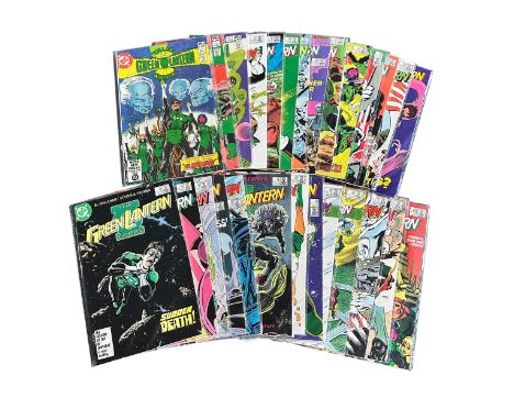 DC Comics Green Lantern Corps 1981-1988 Nos 1, 2, 3, 201-224. All 27 comics are bagged F/NM.