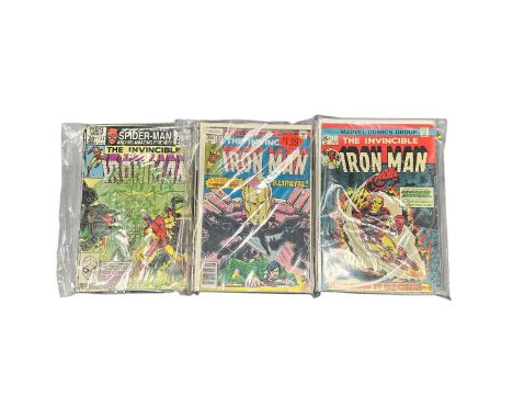 Marvel Iron Man 31 different issues bronze age 71-75, 79, 81-84, 90, 104, 105, 108, 115, 120, 132, 133, 135-138, 143, 153, 15