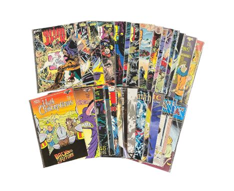 Selection Of Independent Comics to include: First Comics Grim Jack 1986-1990 Nos 23 27, 30, 31, 46, 47, 51, 66, 68-72. Apple 