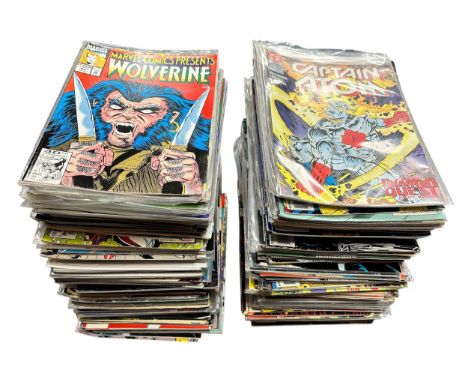 150+ Comics DC &amp; Marvel. Including Wolverine, Alpha Flight,  Batman, Spider-Man, Captain Atom. Qty 150+