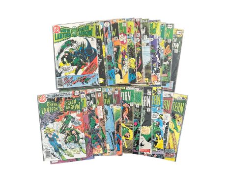 DC Comics Green Lantern 1969-1980 Nos 72, 93, 97, 101-108, 111-114, 119-122, 124, 127-131.All 25 comics are bagged VG/NM.