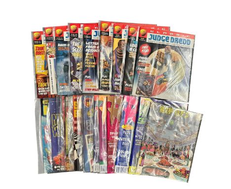 Selection of Magazines to include: Classic Judge Dredd 1995 Nos 1-9: Quality Magazine Marvel Man Special No1:  Star Lord 1978