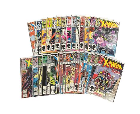 Marvel Comics The Uncanny X-Men 1985-1987 Nos 202-240. All 39 comics are bagged and boarded NM. 