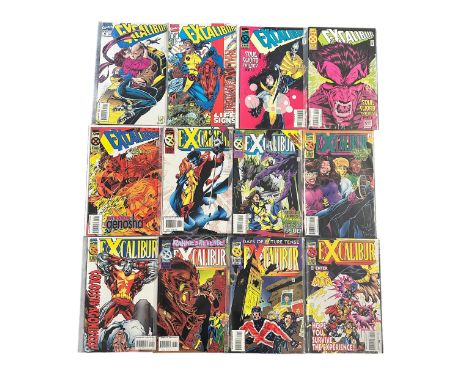 Marvel Comics Excalibur 1994-1997 Nos 81-83, 86, 89-107 plus Excalibur Annual No2 1994. All 25 comics are bagged flat and unf