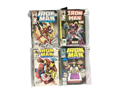 Marvel Iron Man 64 different issues, 200-250, 252-263, 266.