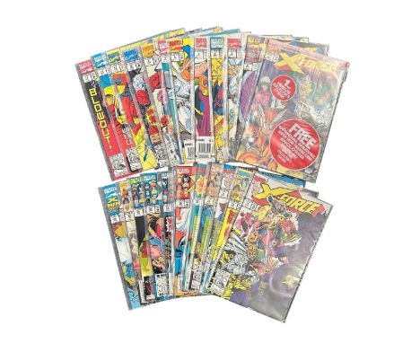 Marvel Comics X-Force 1991-1993 Nos 1-25. All 25 comics are bagged NM. 