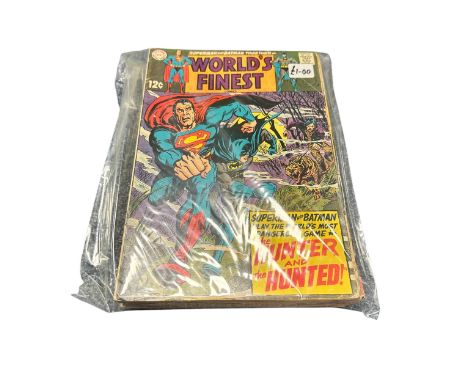 DC World's Finest 14 Bronze age comics 181,200,203,206,215-222,229,310.