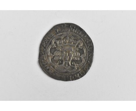 Kingdom of England - Henry VI (1422-1461) Groat, Annulet Issue mm. pierced cross (1422-1427), Calais mint, crowned portrait o