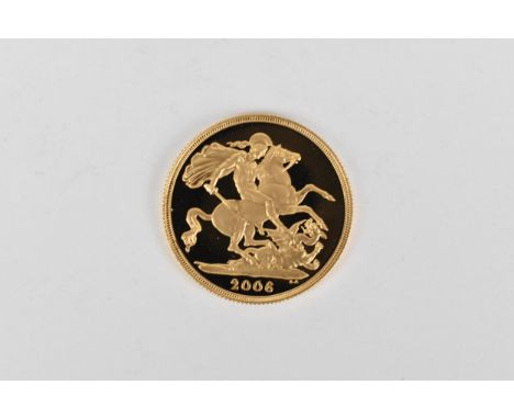 United Kingdom - Elizabeth II (1952-2022) gold proof Two Sovereigns, dated 2006, fourth crowned portrait of Queen Elizabeth I