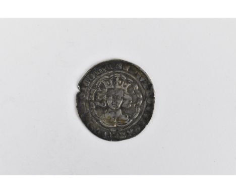 Kingdom of England - Edward III (1327-1377) Groat, pre-treaty, mm. cross 1 (1351-1352), London mint, crowned portrait of King