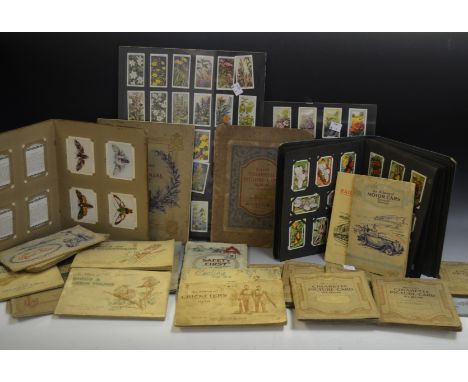 Cigarette Cards - various, stuck down and loose, including Speed, Army Badges, etc 