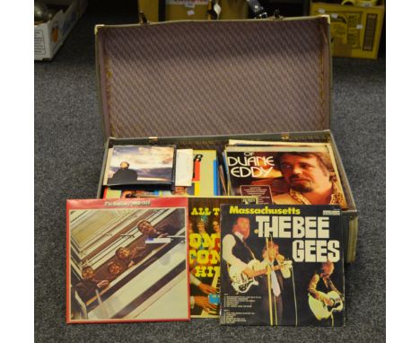 Vinyl Records - LPs, the Beatles, double disk gate fold, Pcsp 717, 1962-66; others Elvis, Abba, boxed sets and compilations e