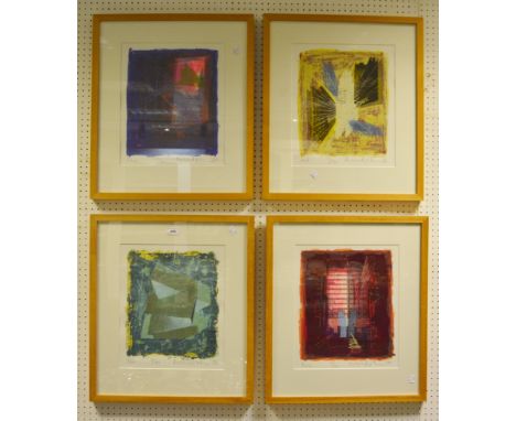 Richard *** a set of four, Run, Ebb, Hit and Rise, lithograph printssigned in pencil; 17/40