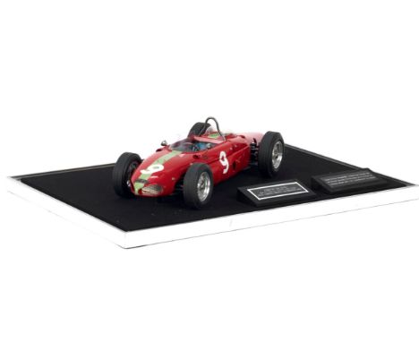 A 1:12 scale Model Plus limited edition model of the 1962 Silverstone winning Ferrari 156 Dino 'Sharknose', by Midland Racing