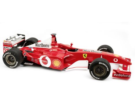 A 1:5 scale limited edition model of Michael Schumacher's Ferrari F2002 Championship winning Formula 1 car by Sports Models o