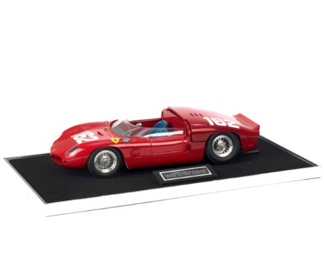 A 1:12 scale Modellismo Leonardo limited edition model of the 1961 Targa Florio winning Ferrari 246 SP Dino, by Midland Racin