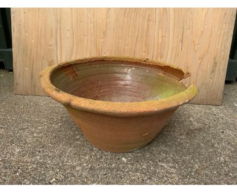Circular Terracotta Planter - 60cm Diameter (Damaged) 